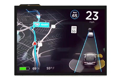 شاشة عرض السيارة عالية الدقة